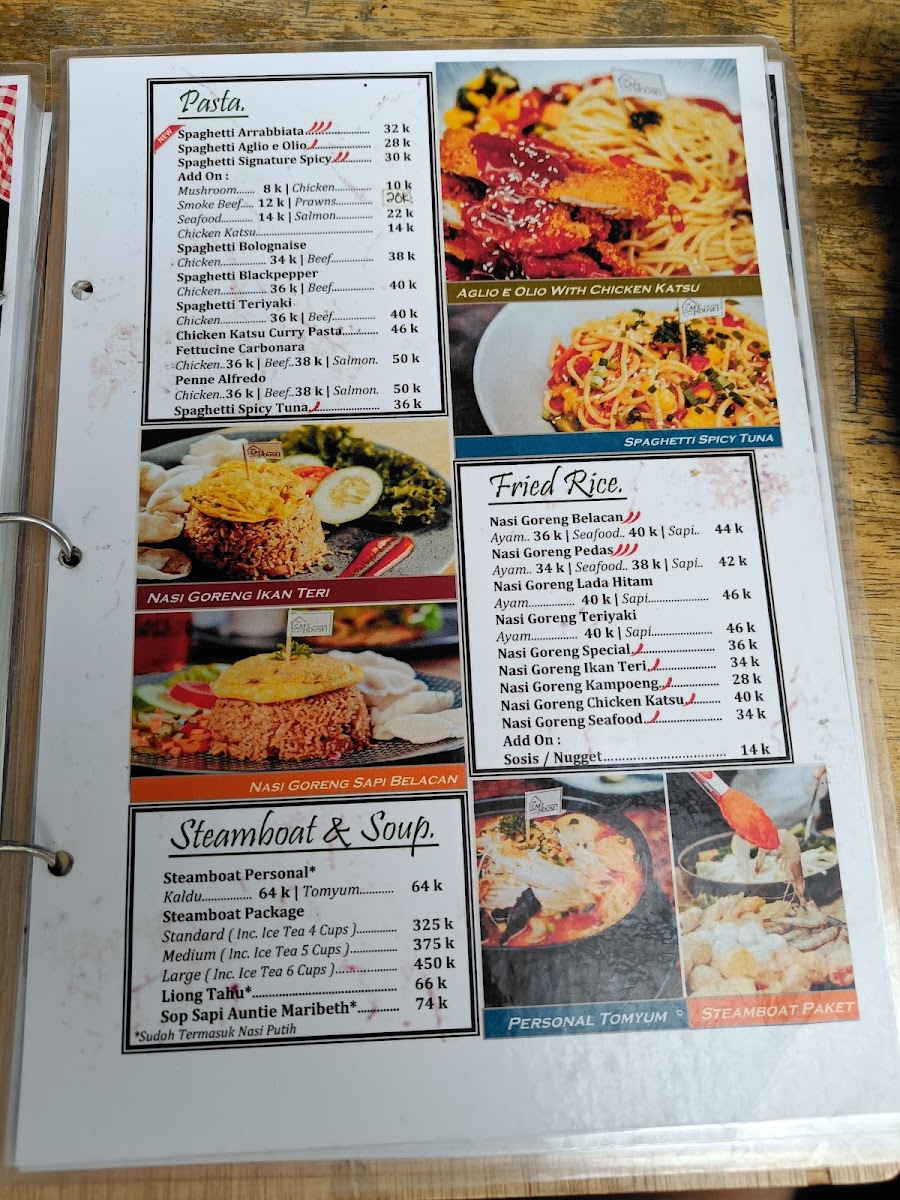 Menu The Cafe House-4