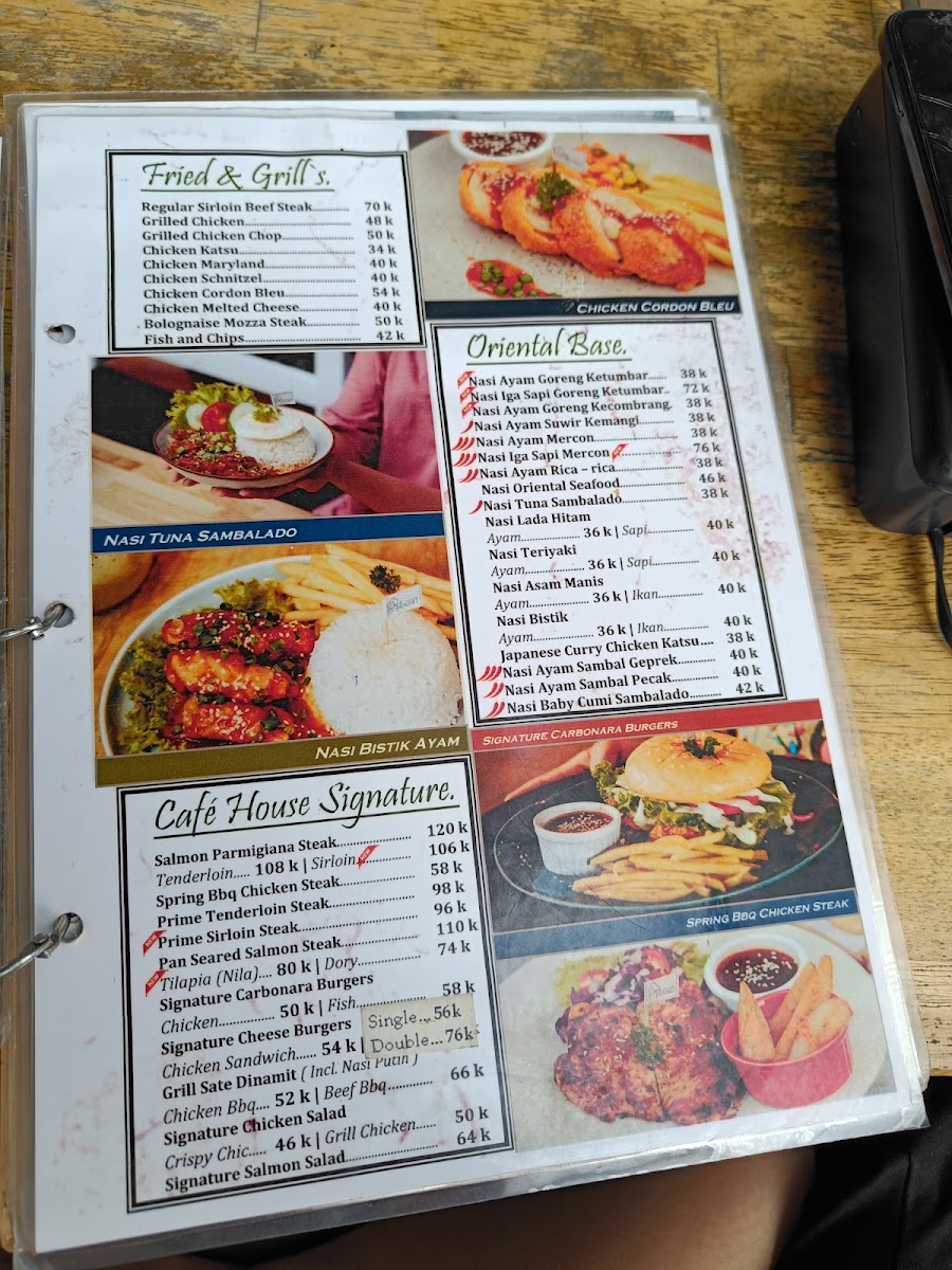 Menu The Cafe House-5