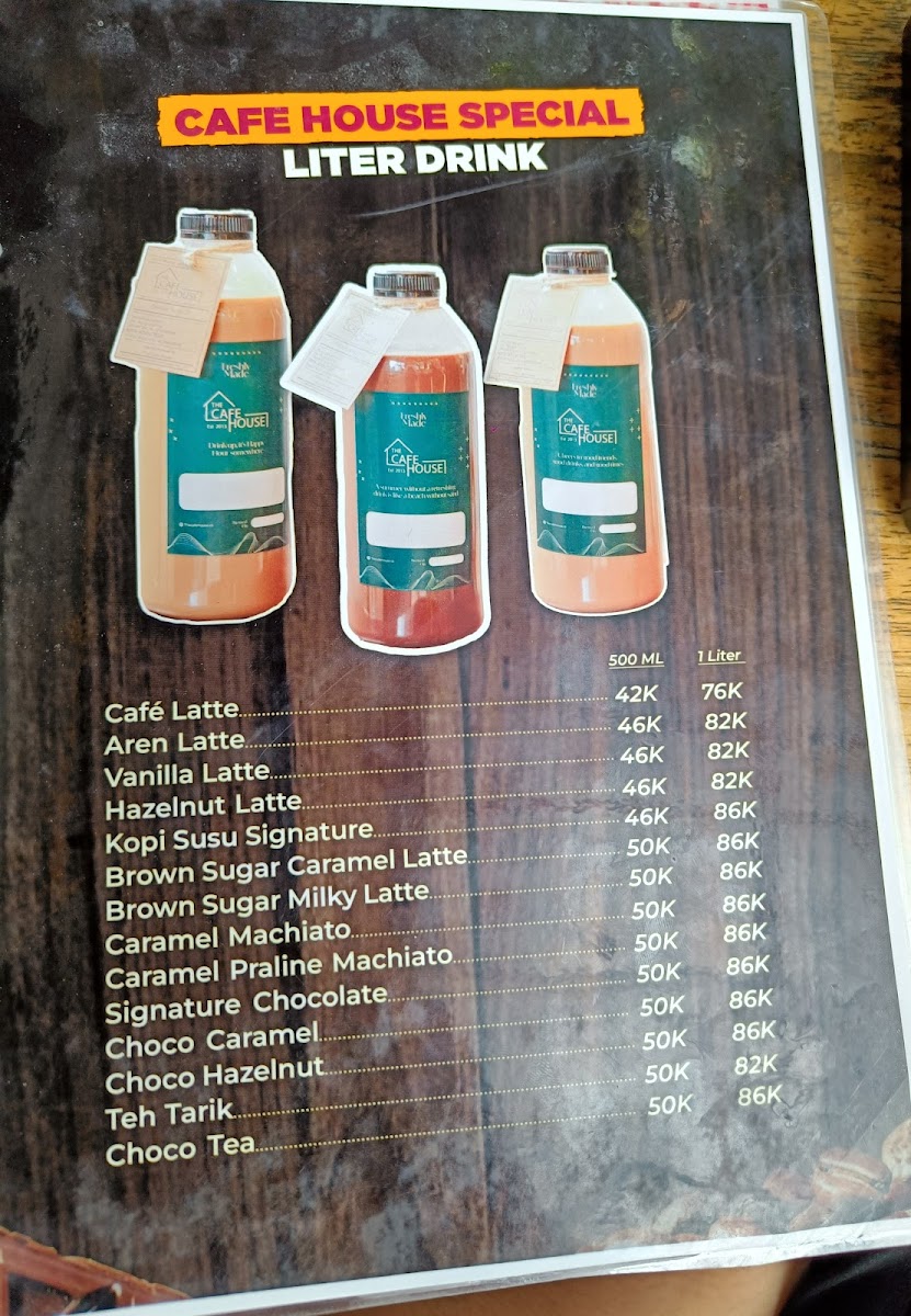 Menu The Cafe House-7