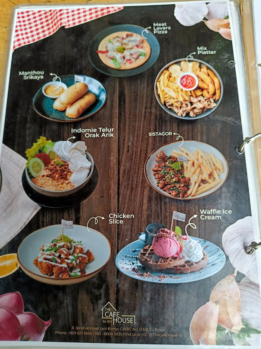 Menu The Cafe House-9